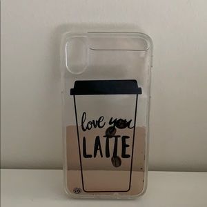 “Love you latte” iPhone XR case